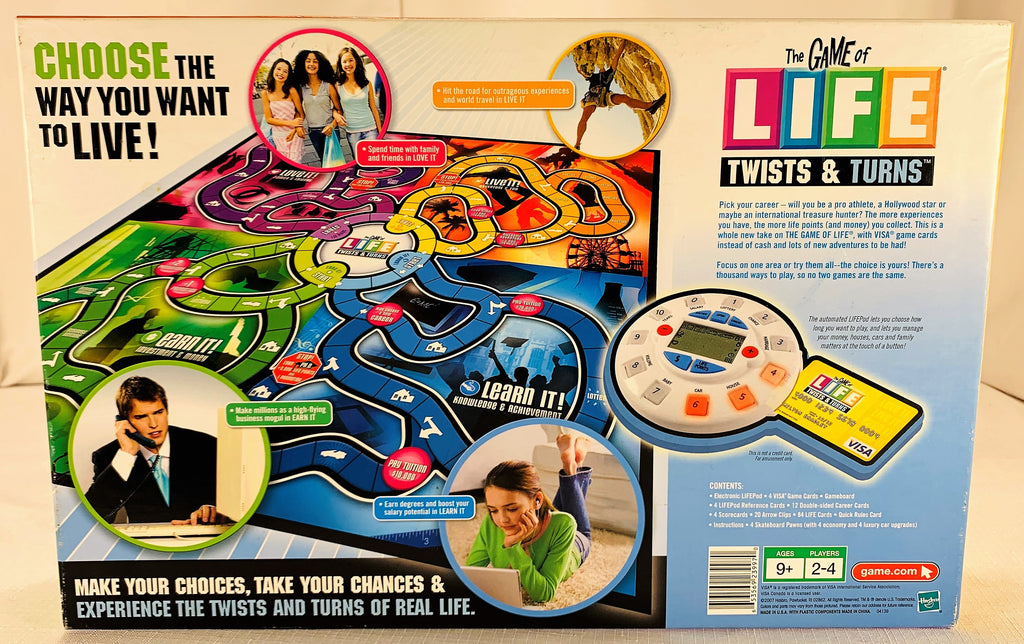 Game of Life Twists and Turns - 2007 - Milton Bradley - Great Conditio