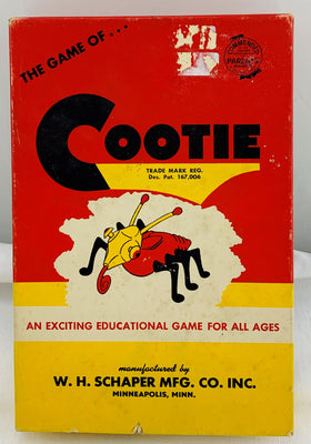 Cootie Game - 1949 - Schaper - Very Good Condition