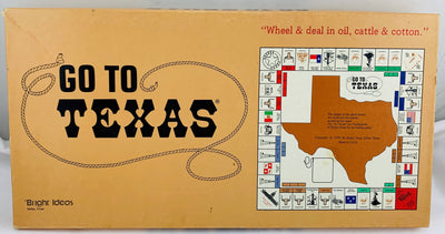 Go To Texas Game - 1979 - Bright Ideas - Great Condition