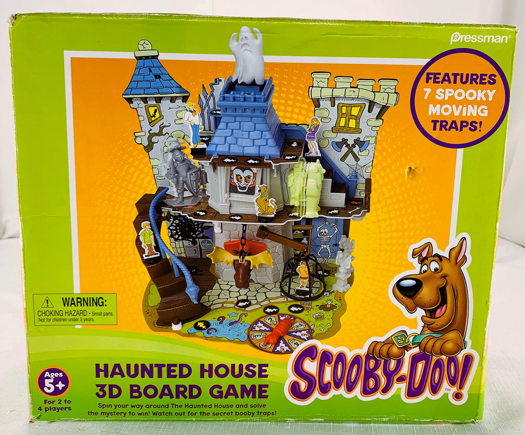 Scooby-doo! Haunted House 3D Board Game - 2007 - Pressman - Great Condition