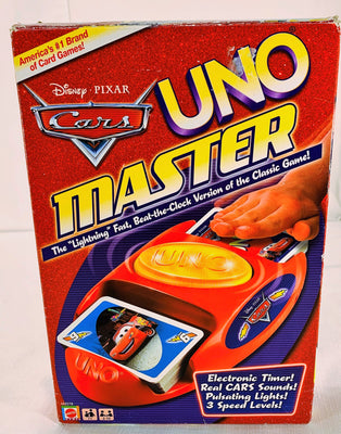 Uno Master Game Disney Cars Edition - 2007 - Mattel - Great Condition