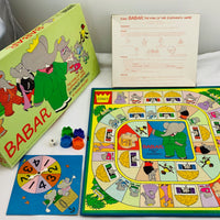 Babar King of Elephants Game - 1978 - Parker Brothers - Great Condition