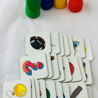 Match & Move Memory Game - 1986 - Milton Bradley - Great Condition