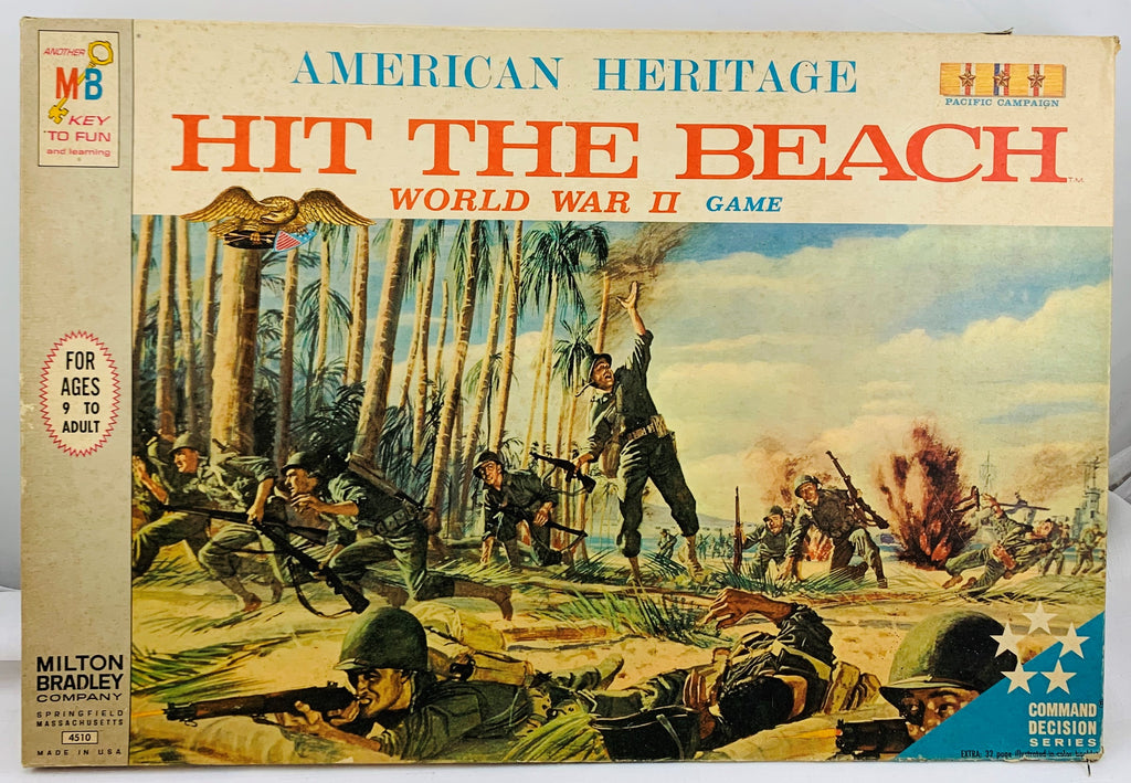 Hit The Beach Game - 1965 - Milton Bradley - Great Condition