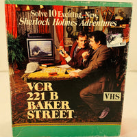 221b Baker Street VCR Game - 1987 - Very Good Condition