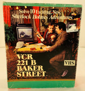 221b Baker Street VCR Game - 1987 - Very Good Condition