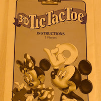 Mickey's 3-D Tic Tac Toe - 1998 - Milton Bradley - Great Condition