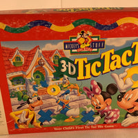 Mickey's 3-D Tic Tac Toe - 1998 - Milton Bradley - Great Condition