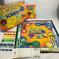 Sorry! The Pokemon Edition Game - 2000- Parker Brothers - Great Condition