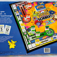 Sorry! The Pokemon Edition Game - 2000- Parker Brothers - Great Condition