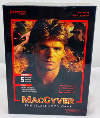 MacGyver: The Escape Room Game - 2018 - Pressman - Great Condition