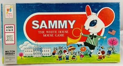 Sammy The White House Mouse Game - 1977 - Milton Bradley - Great Condition