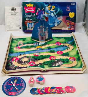 Cinderella Storybook Princess Pop-Up 3-D Game - 1998 - Mattel - Great Condition