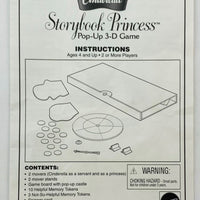 Cinderella Storybook Princess Pop-Up 3-D Game - 1998 - Mattel - Great Condition