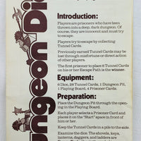 Dungeon Dice Game - 1977 - Parker Brothrs - Great Condition