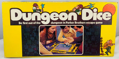 Dungeon Dice Game - 1977 - Parker Brothrs - Great Condition