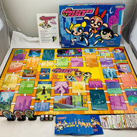 Powerpuff Girls: Saving the World Before Bedtime Game - 2000 - Milton Bradley - Great Condition
