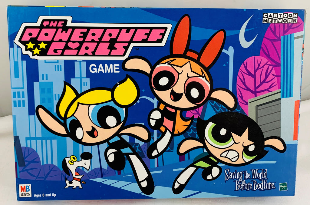 Powerpuff Girls: Saving the World Before Bedtime Game - 2000 - Milton Bradley - Great Condition