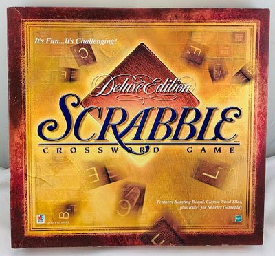 Scrabble Deluxe Edition - 1999 - Milton Bradley - Great Condition