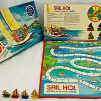 Sail Ho Boating Adventure Game - 1973 - Milton Bradley - Very Good Condition