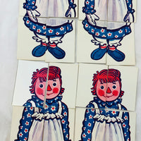 Raggedy Ann Game - 1956 - Milton Bradley - Very Good Condition