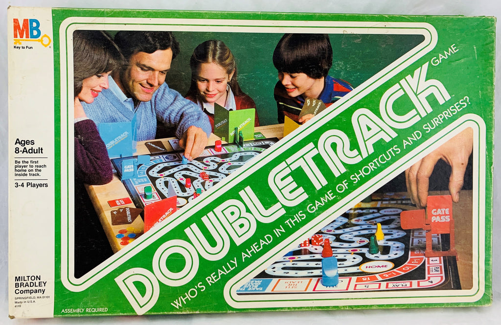 Double Track Game - 1981 - Milton Bradley - Very Good Condition