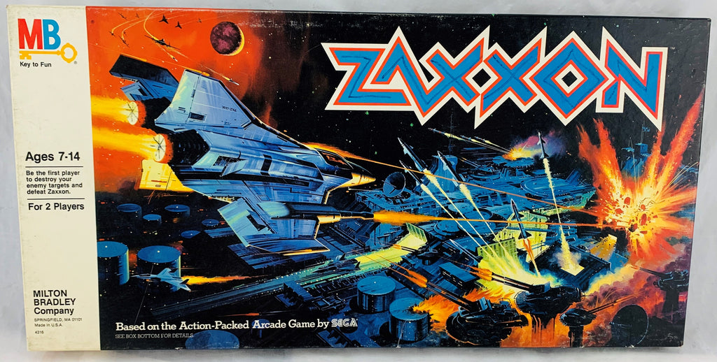 Zaxxon Game - 1982 - Milton Bradley - Great Condition