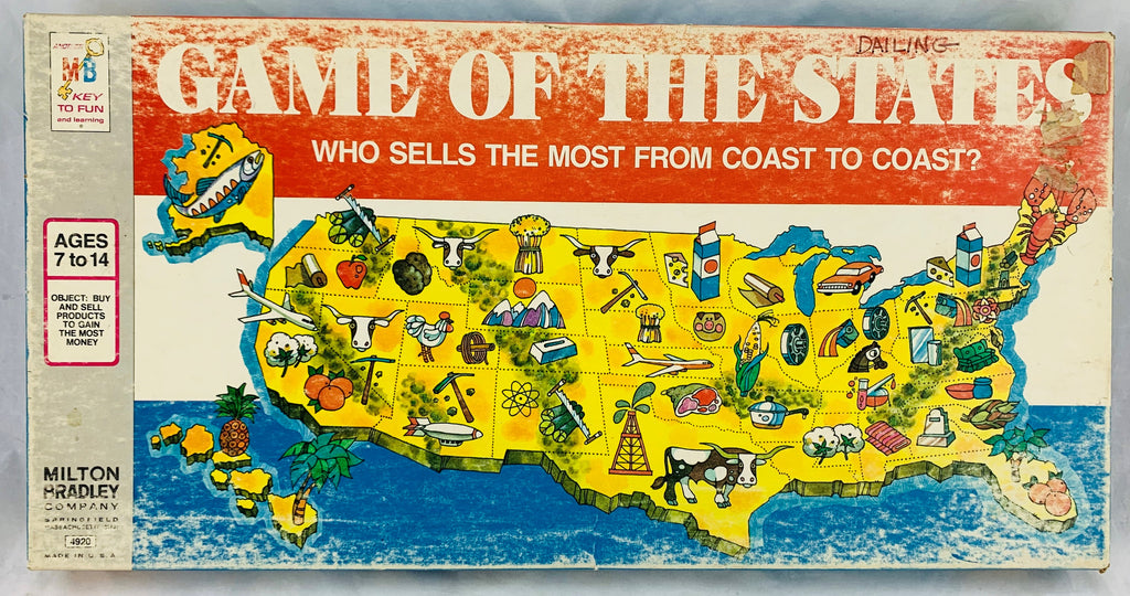 Game of the States - 1975 - Milton Bradley - Good Condition