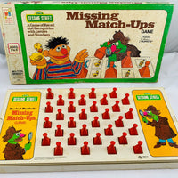 Sesame Street Missing Match Ups Husker Du Game - 1976 - Milton Bradley - Very Good Condition
