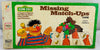 Sesame Street Missing Match Ups Husker Du Game - 1976 - Milton Bradley - Very Good Condition