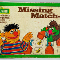 Sesame Street Missing Match Ups Husker Du Game - 1976 - Milton Bradley - Very Good Condition