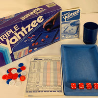 Triple Yahtzee Game - 1982 - Milton Bradley - Great Condition