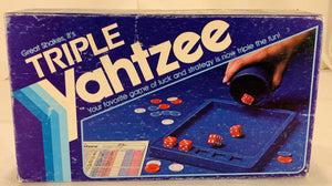 Vintage/ 1982/ Yahtzee/ Dice Game/ Milton Bradley/ Hasbro/ Complete/ Good  Condition 