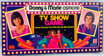 Donny & Marie Osmond TV Show Game - 1976 - Mattel - Near Mint Condition