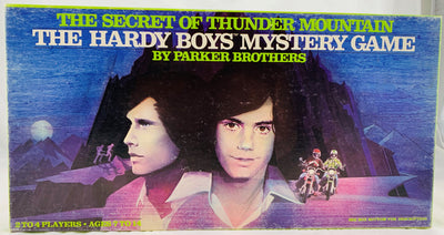 Hardy Boys Mystery Game The Secret of Thunder Mountain Game - 1978 - Parker Brothers - New