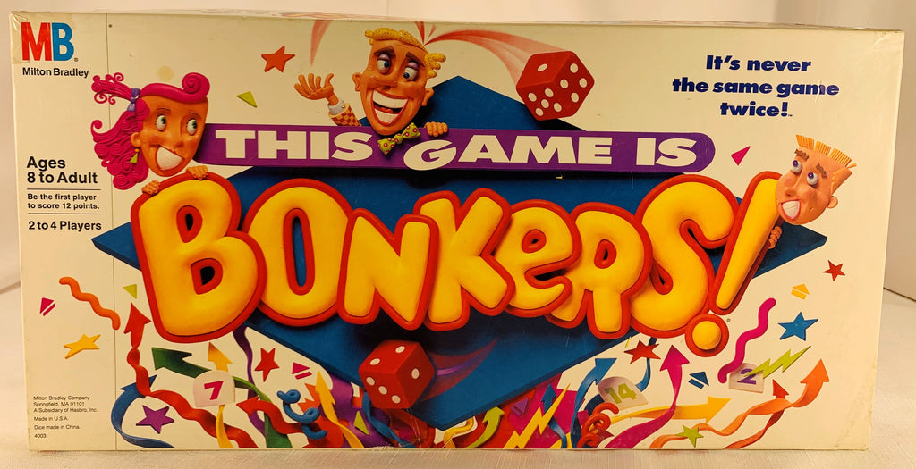 This Game is Bonkers Game - 1989 - Milton Bradley - Great Condition