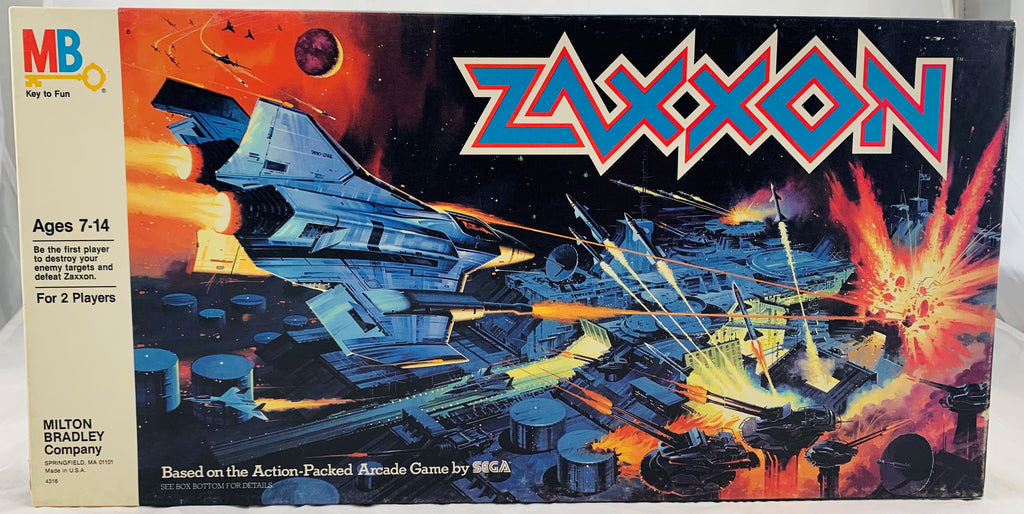 Zaxxon Game - 1982 - Milton Bradley - New