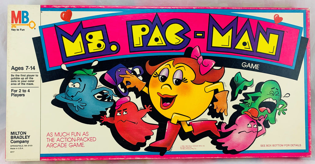 Ms. PAC MAN Game - 1982 - Milton Bradley - New
