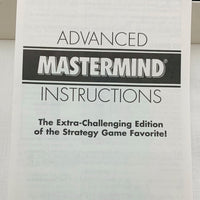 Advanced Mastermind - 1989 - Pressman - Great Condition