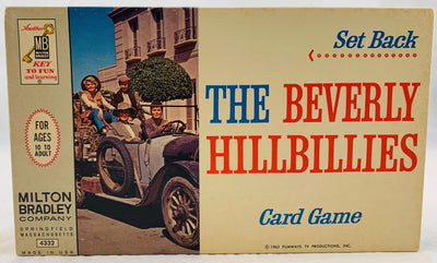 Set Back: The Beverly Hillbillies Card Game - 1963 - Milton Bradley - New