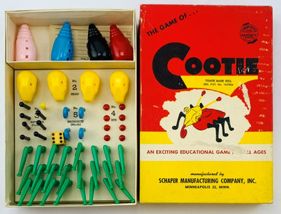 Cootie Game - 1949 - Schaper - Great Condition