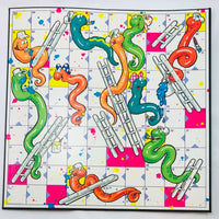 Snakes and Ladders Chutes and Ladders Game - 1993 - RoseArt - Great Condition