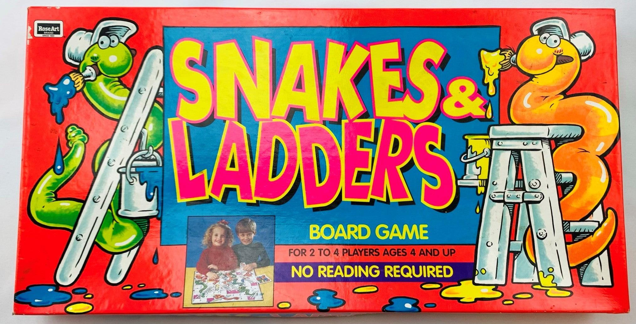 Snakes and Ladders Chutes and Ladders Game 1993 RoseArt Great Co