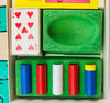 Strategy Poker Fine Edition Game - 1967 - Milton Bradley - Great Condition