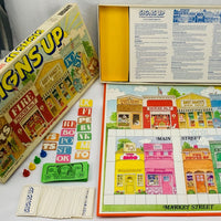 Signs Up Game - 1981 - Milton Bradley - Great Condition