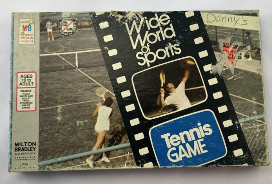 Wide World of Sports Tennis Game - 1975 - Milton Bradley - New Old Stock