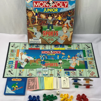 Monopoly Junior Sports Game - 2000 - Parker Brothers - Good Condition