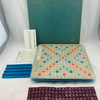 Deluxe Scrabble Turntable Game - 1967 - Selchow & RIghter - Great Condition