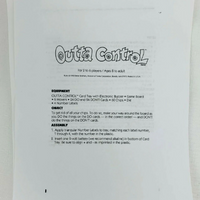 Outta Control Game - 1992 - Parker Brothers - Great Condition