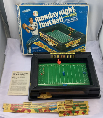 Monday Night Football Game - 1972 - Aurora - Great Condition
